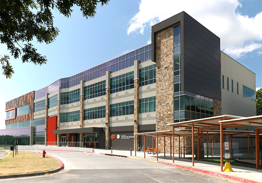 2020s-main.jpg The Oklahoma State University College of Osteopathic Medicine at the Cherokee Nation in Tahlequah, Oklahoma.