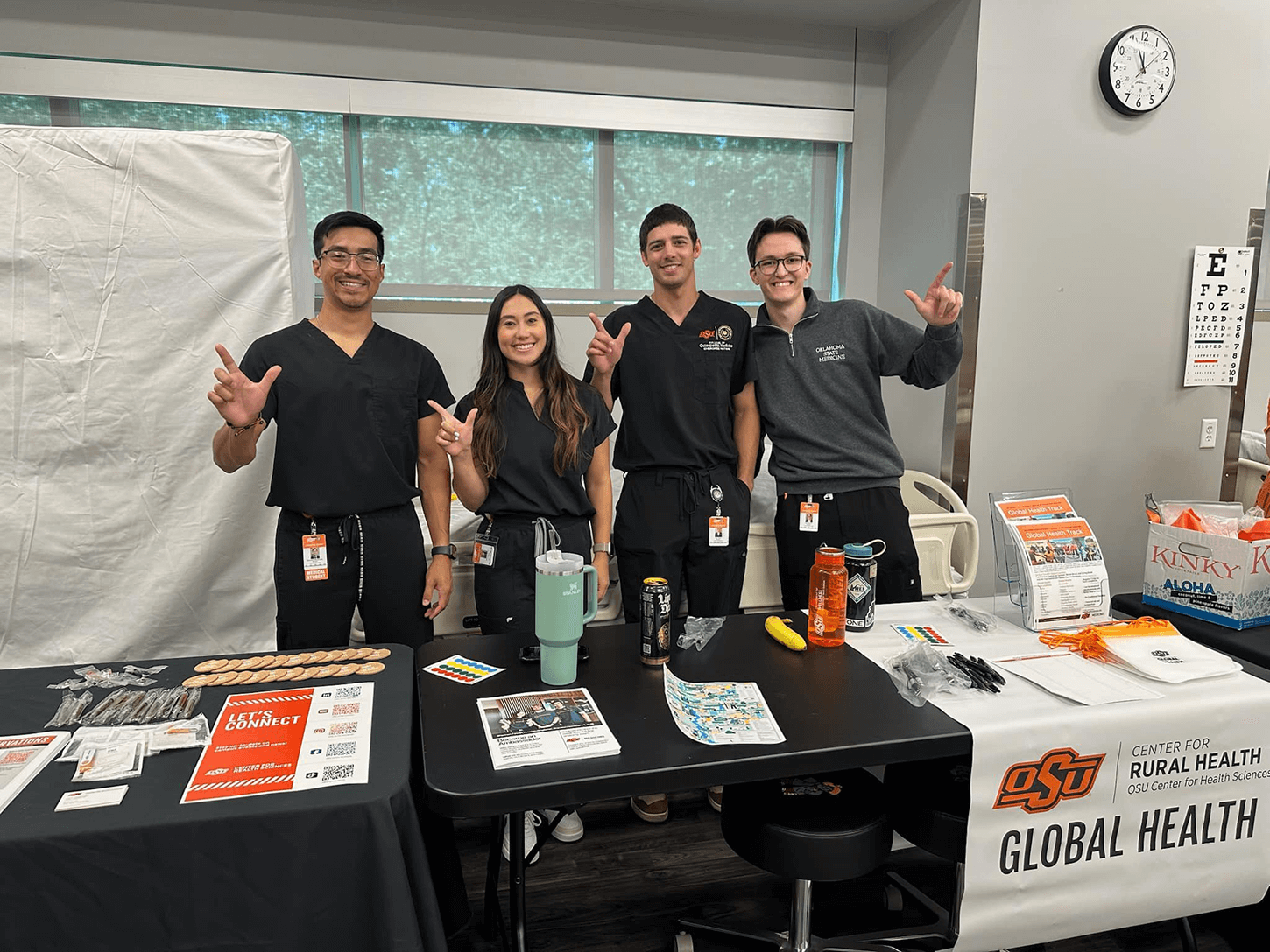 OSU-CHS students participating in the Resources Expo. OSU-CHS students participating in the Resources Expo.