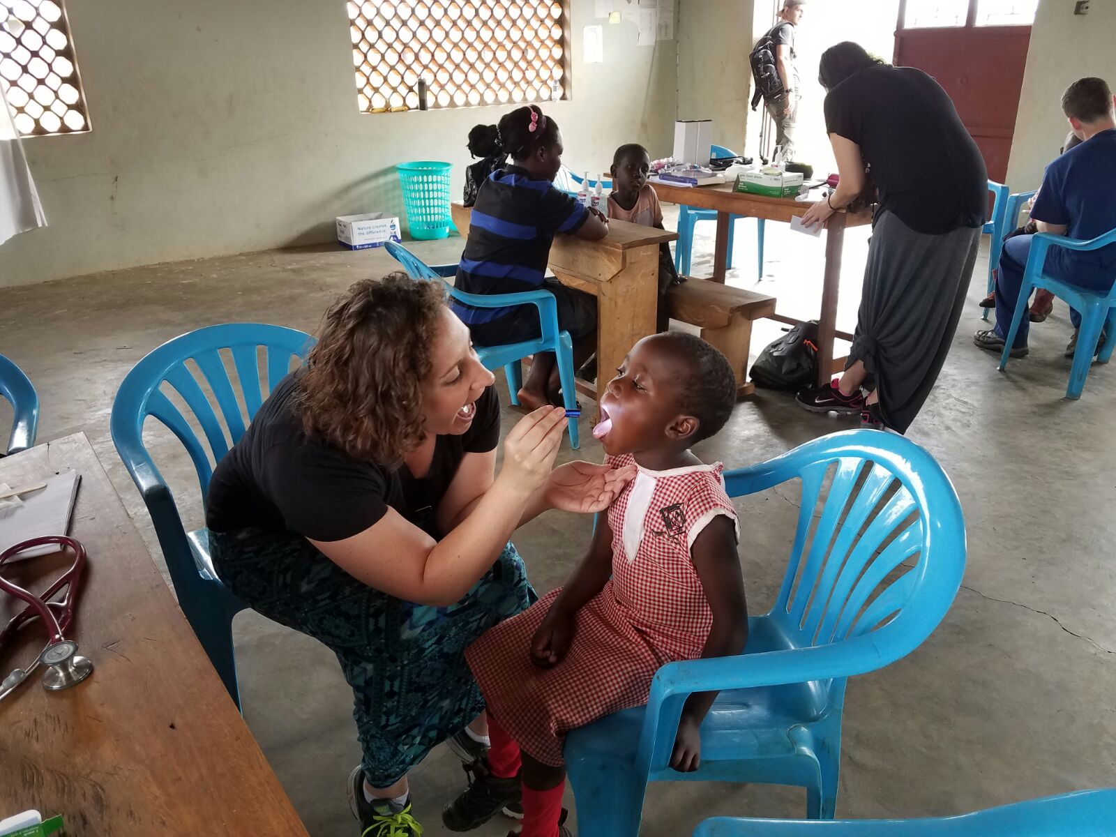 OSU students working in at needs countries