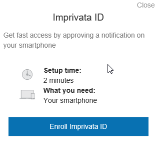 Imprivata Enrollment Message Imprivata Enrollment Message